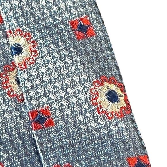 Forsyth Mens Blue Pink 100% Silk Hand Sewn Necktie Neck Tie Textured NWT Career - Picture 11 of 16
